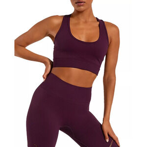 Koral Daisy Seamless Sports Bra Purple Size XS 1735